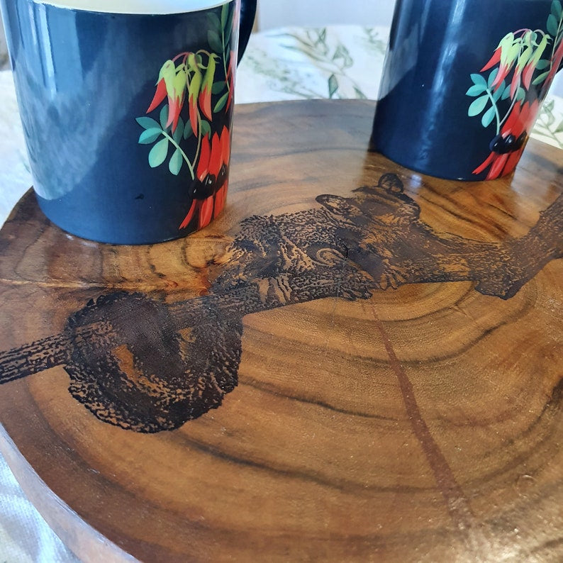 Sugar Glider Australian Native Table Centre Piece Placemat Hot Mat Surface Protector