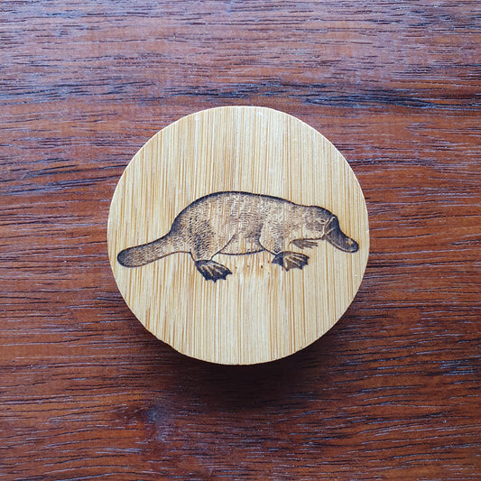 Platypus Australian Native Bamboo Wood Magnetic Bottle Opener Party Favour