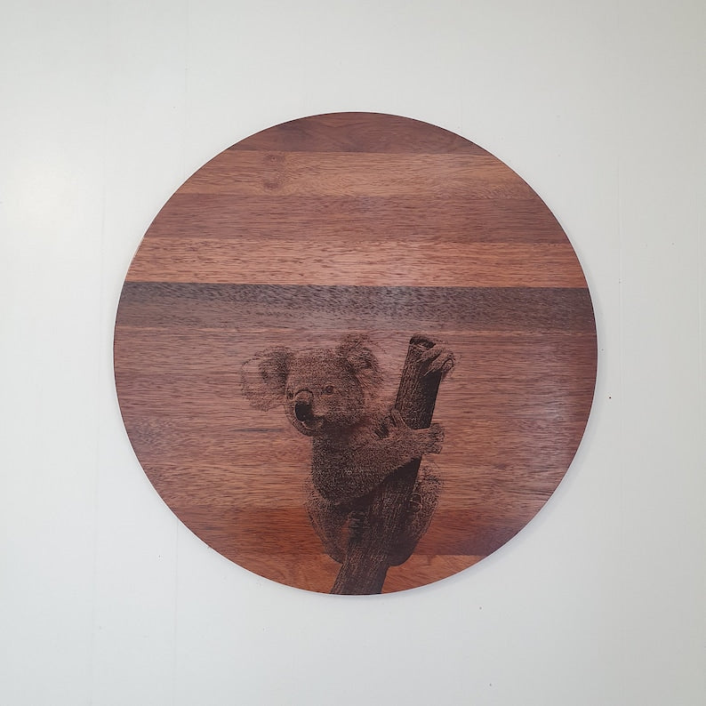 Koala Large Wall Hanging Piece Australian Native Merbau Indoor Outdoor Art