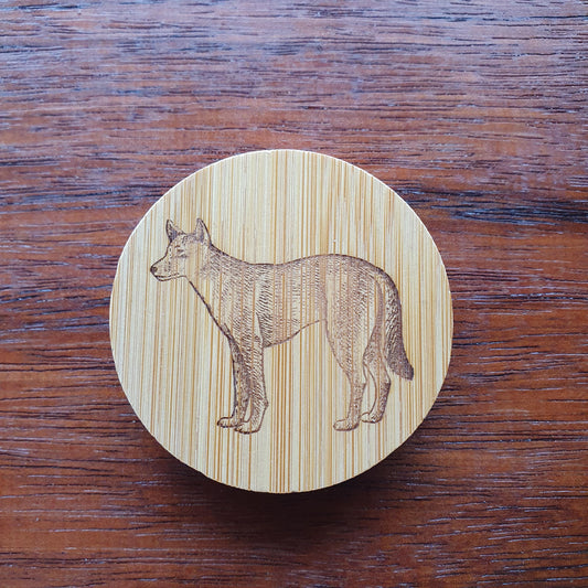Dingo Australian Native Bamboo Wood Magnetic Bottle Opener Party Favour